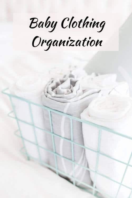 How to organize baby clothes 