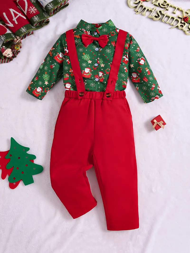 toddler boy christmas outfits

