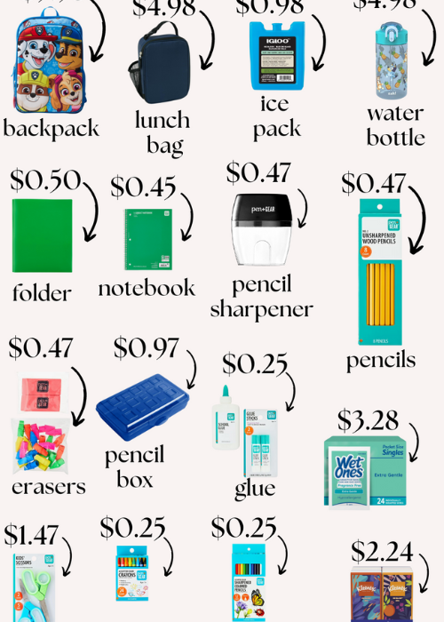 back-to-school preschool supplies